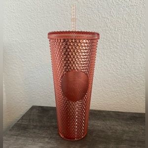 Starbucks OG rose gold studded tumbler